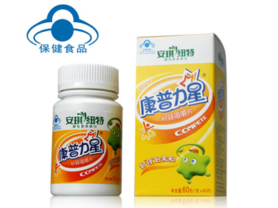 安琪康普力星补锌咀嚼(香橙味)